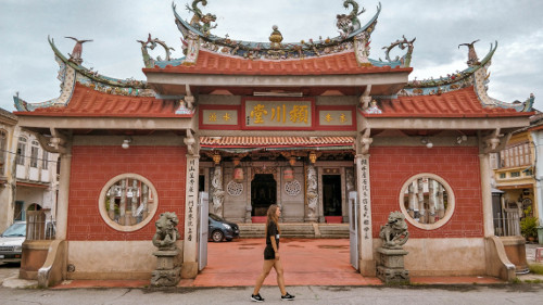 Temple in the UNESCO World Heritage Site in George Town, Penang