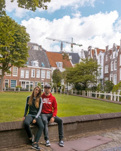 Instagrammable Place Begijnhof in Amsterdam, the Netherlands