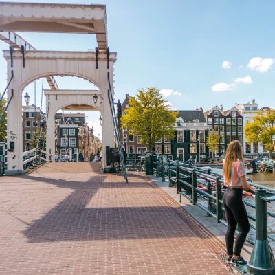 Instagrammable Place Magere Brug in Amsterdam, the Netherlands