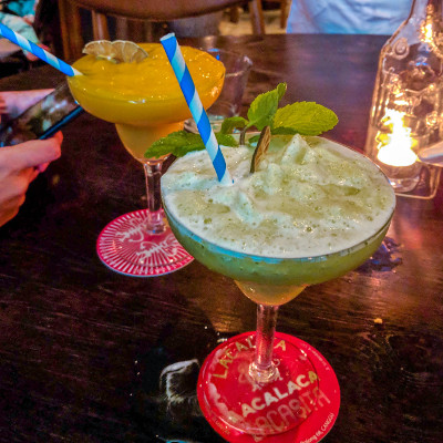 Mocktails at Lacalita, a Mexican restaurant in Canggu, Bali, Indonesia