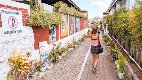 Streets of Canggu, Bali, Indonesia