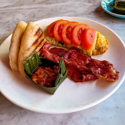 Breakfast at Casa Luna in Ubud, Bali, Indonesia