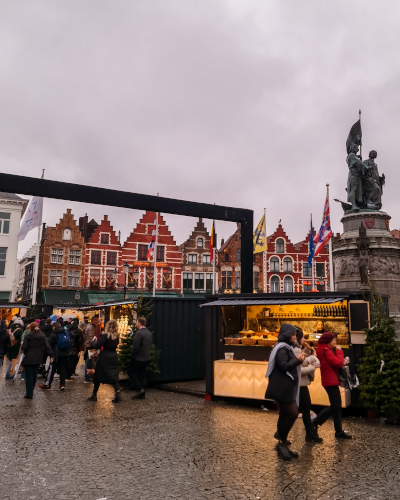 Christmas Market in Bruges, Belgium