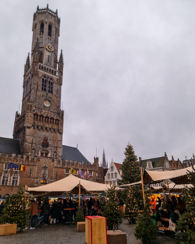 The Christmas Market in Bruges, Belgium