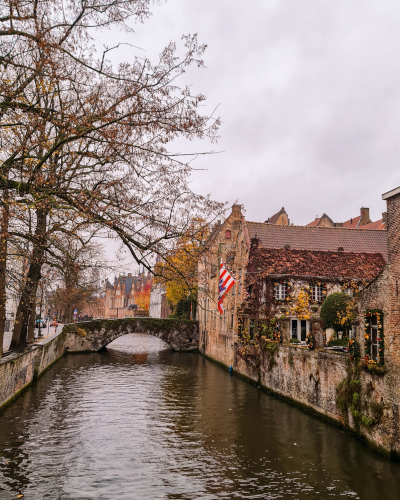 Groenerei canal in Bruges, Belgium