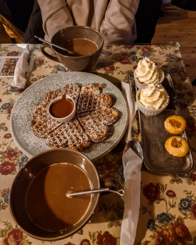 The Old Chocolate House in Bruges, Belgium