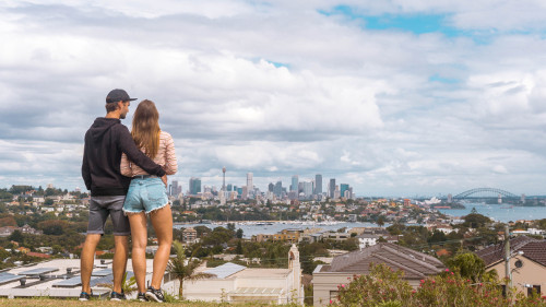 The Dudley Page Reserve near Bondi Beach, Sydney, Australia