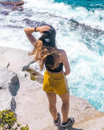 Mackenzies Point Lookout along the Bondi to Bronte Coastal Walk, Sydney, Australia