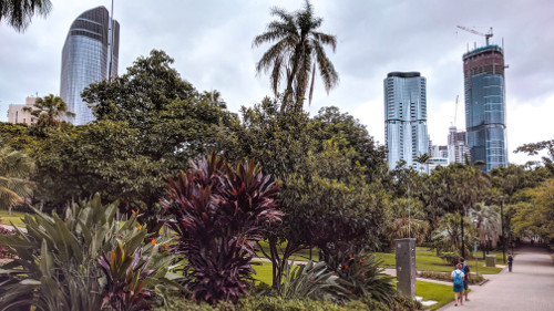 The City Botanic Gardens in Brisbane, Australia
