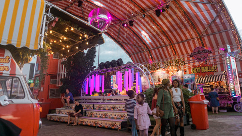 Eat Street in Brisbane, Australia