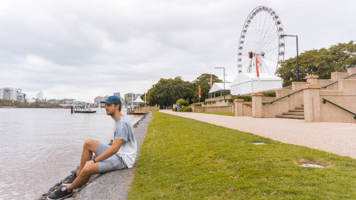 The South Bank and the Wheel of Brisbane, Australia