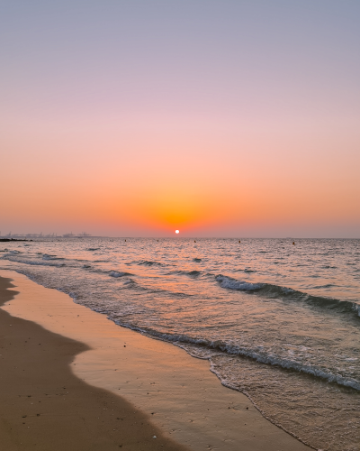 Sunset at Cove Beach