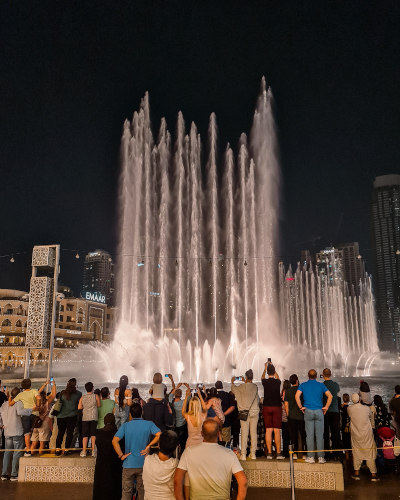 Fountain Show at the Dubai Mall