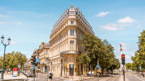 Flat Iron building in Bordeaux, France