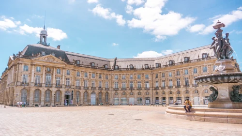 Place de la Bourse in Bordeaux, France