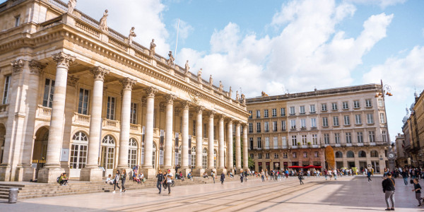 The Grand Theatre in Bourdeaux, France