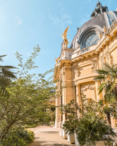 Petit Palais Courtyard in Paris, France