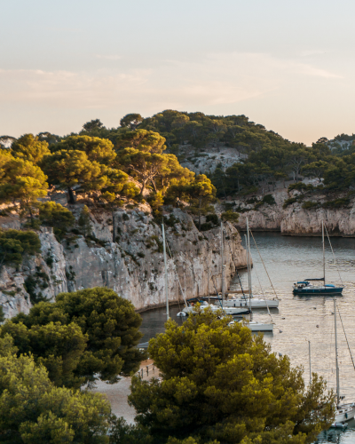Calanques de Port Miou in Provence, France