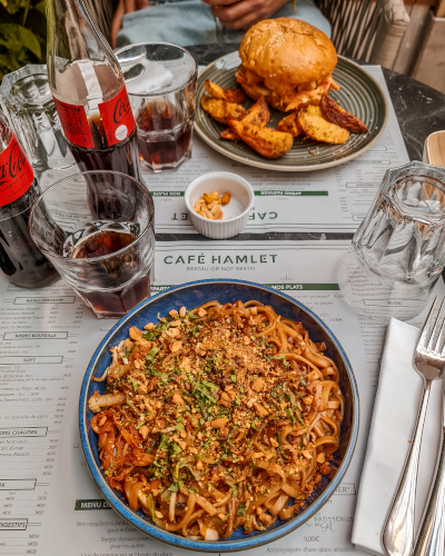 Café Hamlet in Rouen, France