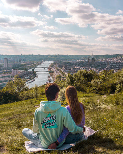 Viewpoint in Rouen, France