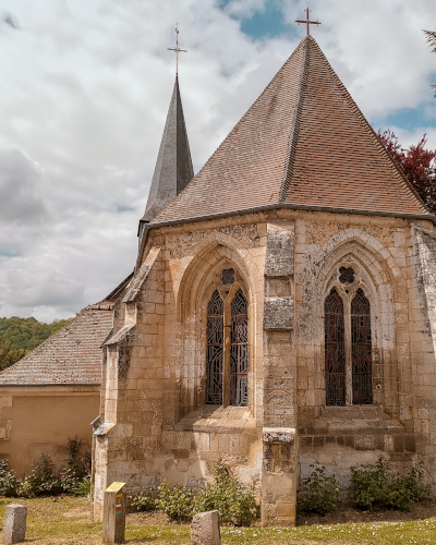 Église Saint-André in Le Bec-Hellouin, France
