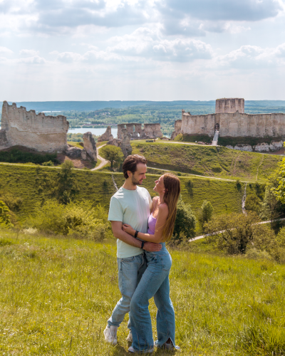 Château Gaillard in Les Andelys, France