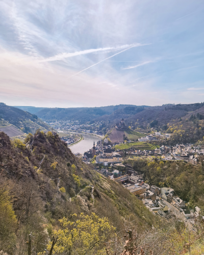 Chairlift Restaurant View in Cochem, Germany