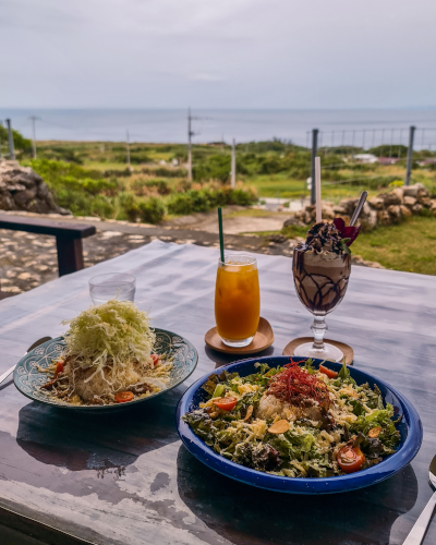 Café Fukurubi in Okinawa, Japan