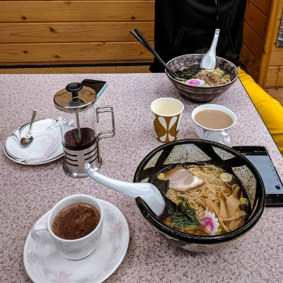 Ramen on the slopes in Japan