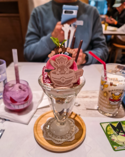 Pokémon Café Dessert in Tokyo, Japan