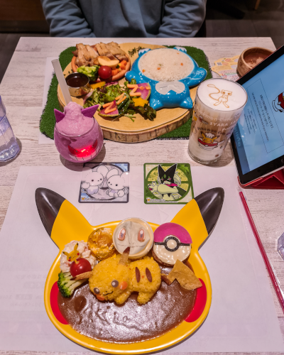 Pokémon Café Food in Tokyo, Japan