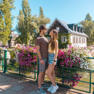 Flowers in Strasbourg, France