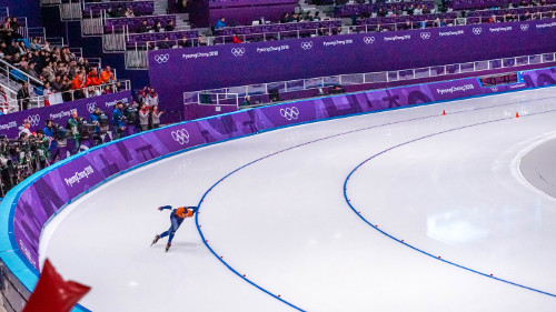 Women's 1000m speed skating at the Pyeongchang Winter Olympics 2018 in Gangneung, Korea