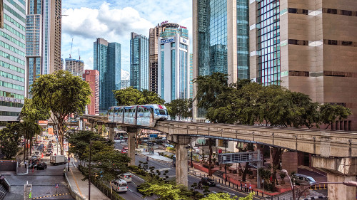 Monorail in Kuala Lumpur