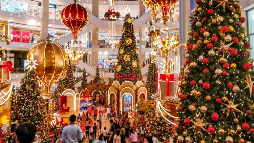 Christmas decorations in Pavilion Kuala Lumpur