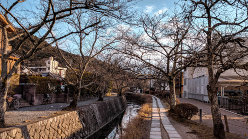 Philosopher's Walk in Kyoto, Japan