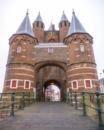 Amsterdamse Poort in Haarlem, the Netherlands