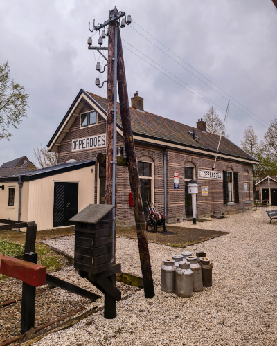Opperdoes Station, Museumstoomtram Hoorn in the Netherlands