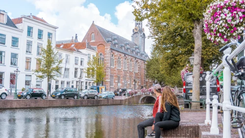 Steenschuur canal in Leiden, the Netherlands