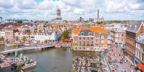 View over Leiden in the Netherlands