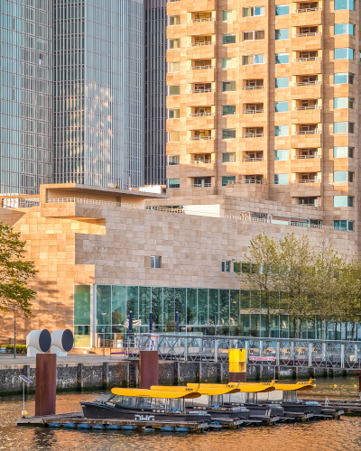 Water taxis in Rotterdam, the Netherlands