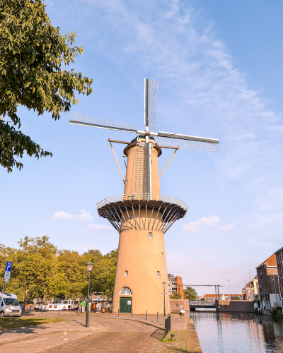 Windmill De Kameel in Schiedam, the Netherlands
