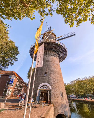 Museum mill De Walvisch in Schiedam, the Netherlands