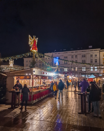 Christmas on Rynek Główny in Kraków, Poland