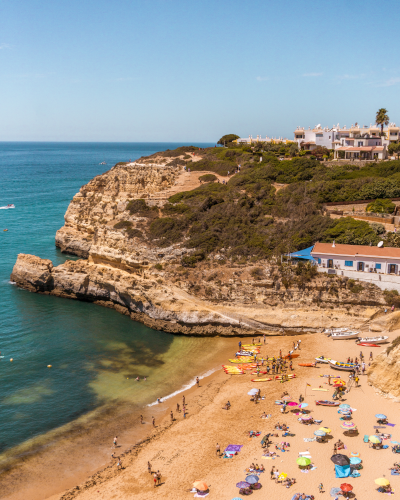 Praia de Benagil in the Algarve Coast, Portugal