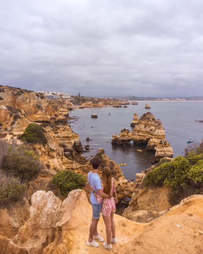 Lagos Cliff Walk in the Algarve, Portugal