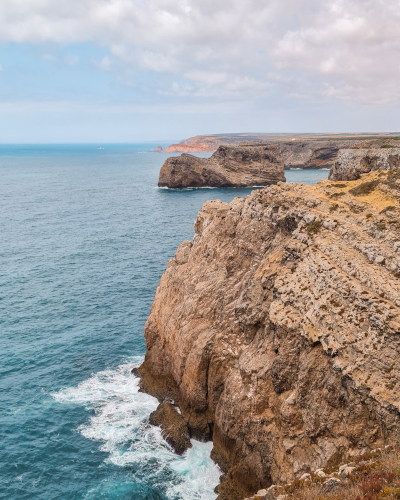 View from Cabo de São Vicente in the Algarve Coast, Portugal