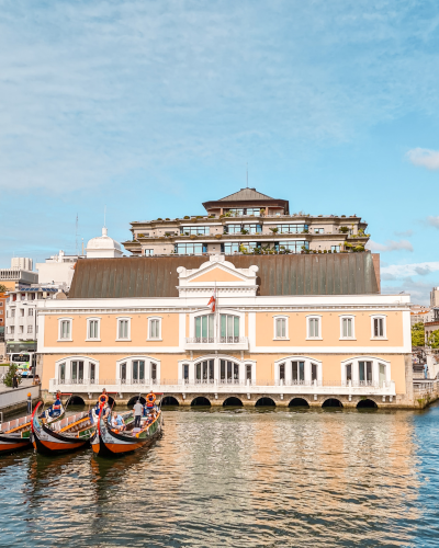 Moliceiro Boats in Aveiro, Portugal