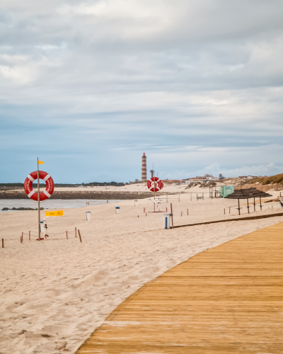 The Beach in Costa Nova, Portugal