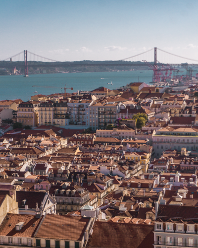 View from Castelo de São Jorge in Lisbon, Portugal